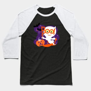 BOO! a ghost Baseball T-Shirt